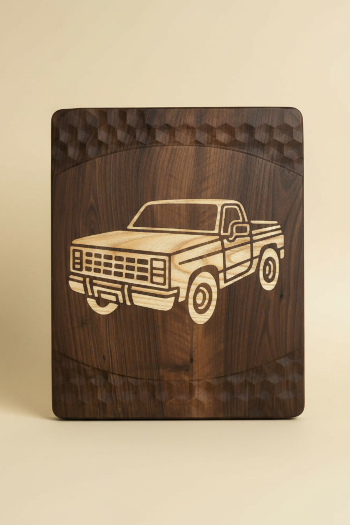 Wooden Car Wall Art - Pickup Truck