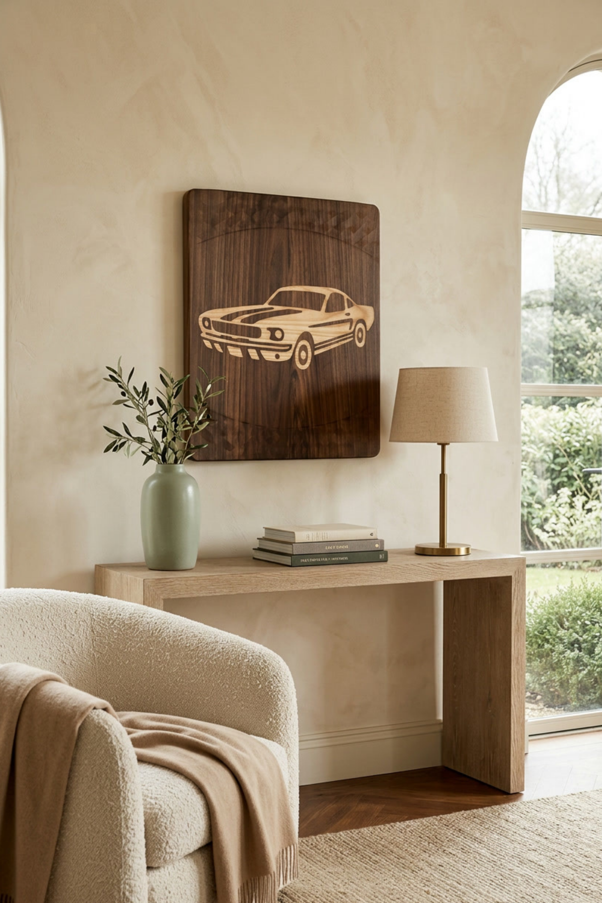 Wooden Car Wall Art - Classic Muscle