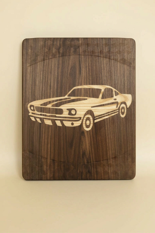Wooden Car Wall Art - Classic Muscle