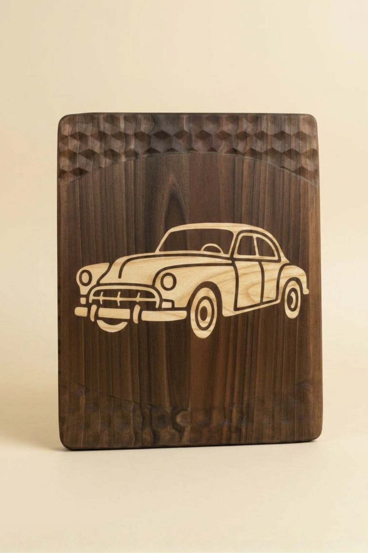 Wooden Car Wall Art - Retro European